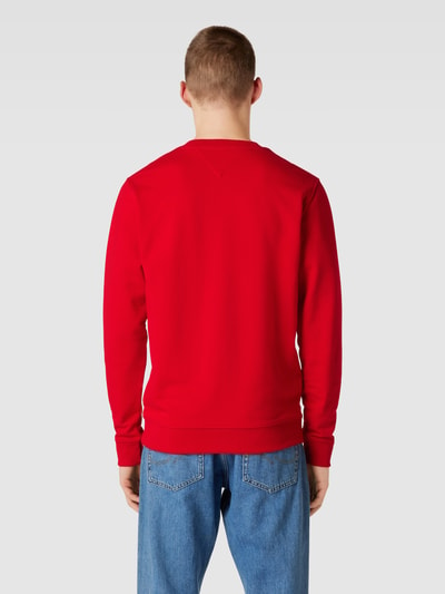 Tommy Jeans Sweatshirt mit Rundhalsausschnitt Modell 'ENTRY GRAPHIC' Rot 5