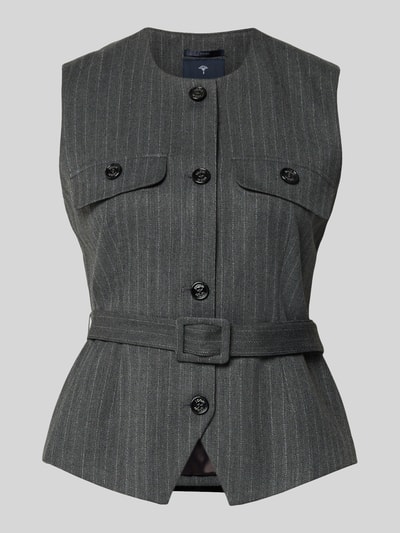 JOOP! regular fit bodywarmer met viscose, model 'Viola2' Lichtgrijs - 1