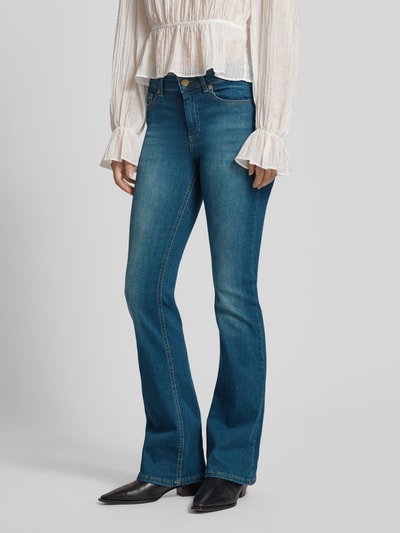 Only Flared Jeans aus Baumwoll-Mix Modell 'BLUSH' Jeansblau 4