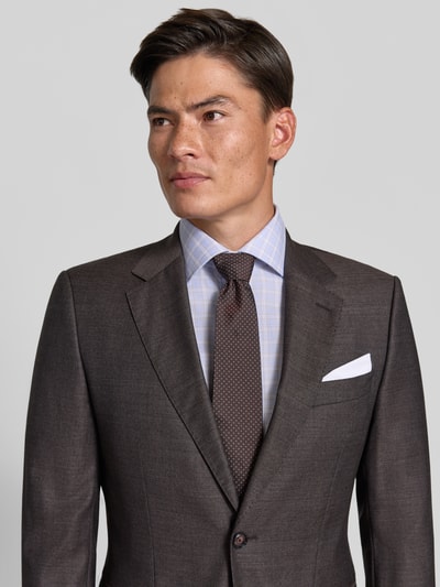 BOSS Slim fit colbert van scheerwolmix model 'H-Huge-MM-264' Roestrood - 3
