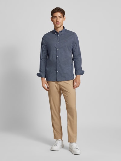 Tommy Hilfiger Slim fit vrijetijdsoverhemd met button-downkraag Rookblauw - 1