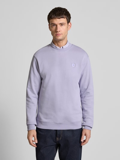 Scotch & Soda Sweatshirt mit Label-Detail Lavender 4