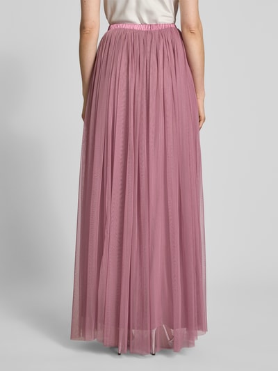 LACE & BEADS Cocktailrok met elastische band Rosé - 5