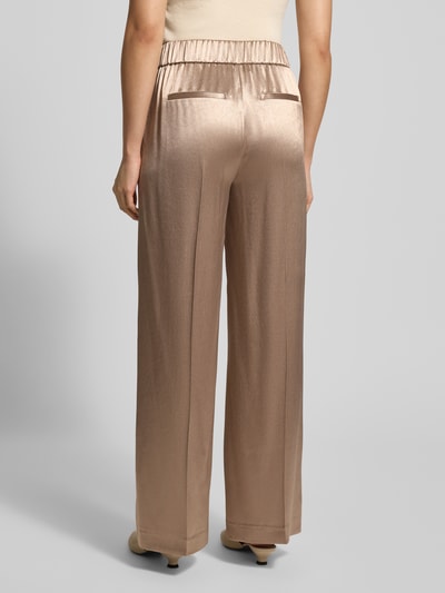 OPUS PANTS Spodnie materiałowe z elastycznym pasem Model 'Mucia' Szarobrązowy 5