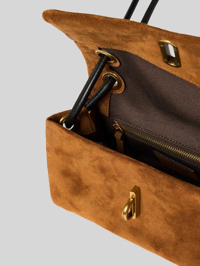 Marc Jacobs Shoulder Bag mit Logo-Detail Cognac 5