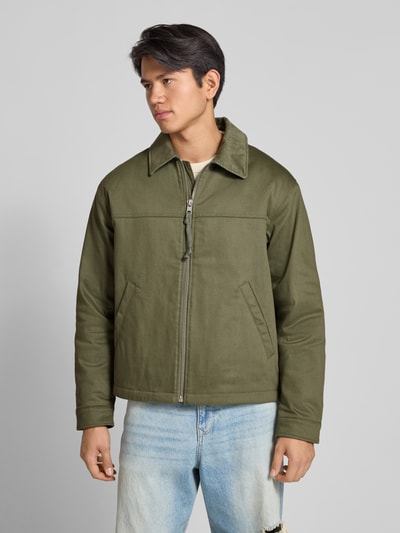 Marc O'Polo Denim Regular fit jeans blouson van katoenmix Kaki - 4