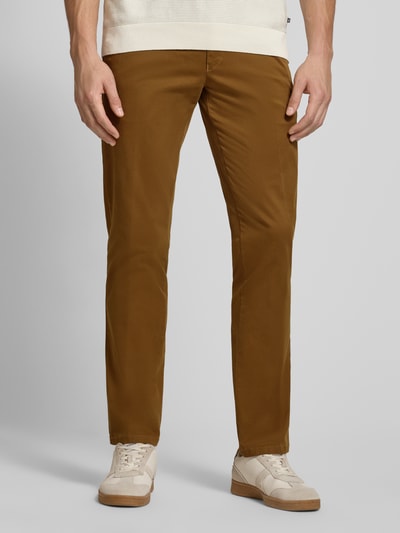 MMX Regular Fit Chino aus Baumwoll-Mix Modell 'Lupus' Camel 4