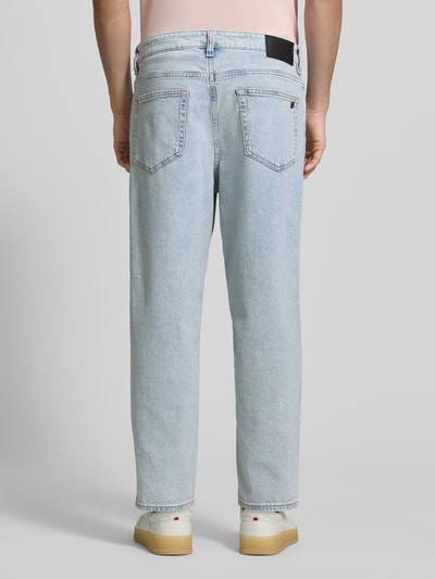BOSS Orange Straight Leg Jeans mit 5-Pocket-Design Hellblau 5