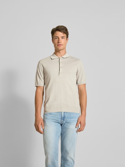 Closed Poloshirt mit gerippten Abschlüssen Kitt 4