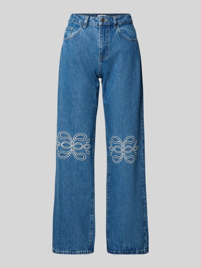 Gina Tricot Jeans mit 5-Pocket-Design Jeansblau 2