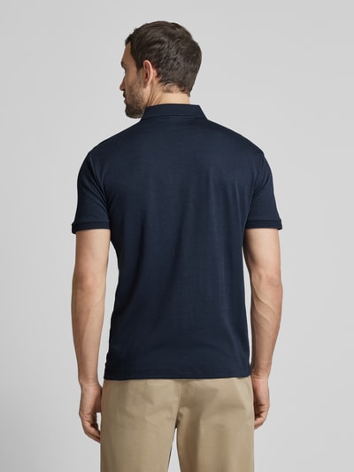 SELECTED HOMME Poloshirt met korte ritssluiting Marineblauw - 5