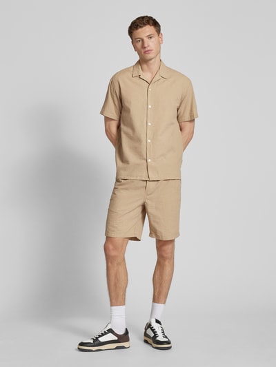 Jack & Jones Vrijetijdsoverhemd in beige met knoopsluiting Beige - 1