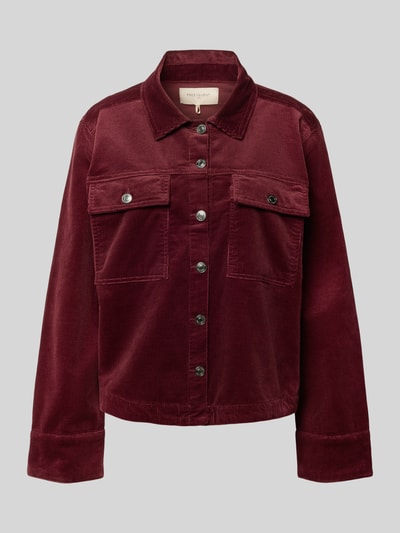 FREE/QUENT Jack met knoopsluiting, model 'Cordy' Bordeaux - 2