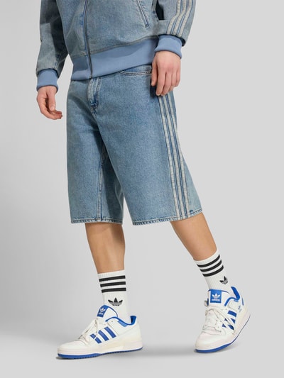 adidas Originals Regular Fit Jeansshorts aus reiner Baumwolle  Jeansblau 3