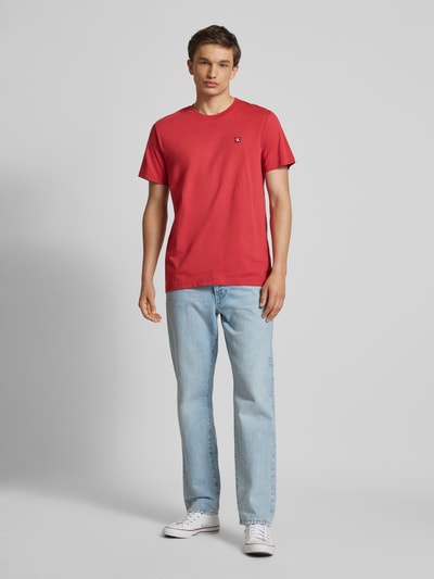 Calvin Klein Jeans T-Shirt mit Rundhalsausschnitt Rot 1