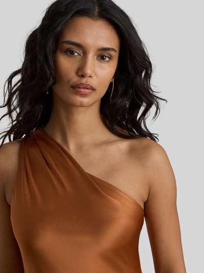 Lauren Ralph Lauren Figurbetontes Abendkleid mit One-Shoulder-Ausschnitt Terra 3