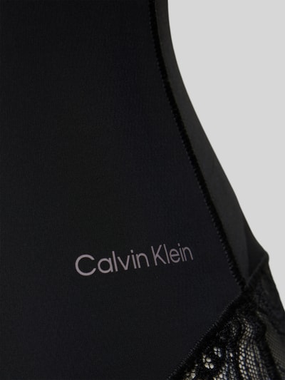 Calvin Klein Underwear Body met kanten inzetstuk Zwart - 2