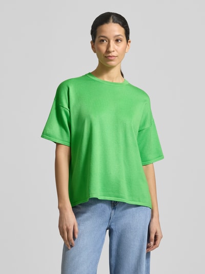 ICHI Relaxed Fit Shirt aus Viskose-Mix Modell 'LULS' Gruen 4