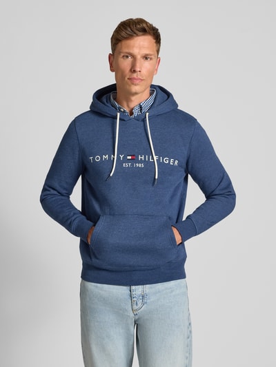 Tommy Hilfiger Oversized hoodie van katoenmix Petrol - 4