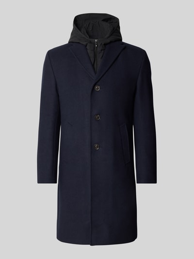 CG - Club of Gents Mantel mit Kapuze Modell 'MARNI' Marine 2