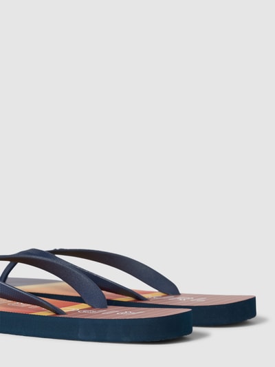 Rip Curl Teenslippers met labelprint, model 'BLOOM' Terracotta - 2