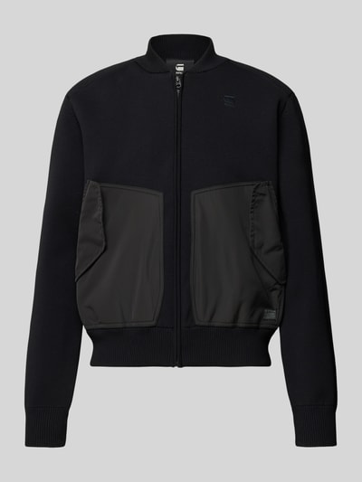 G-Star Raw Gebreid bomberjack met klepzakken Zwart - 2