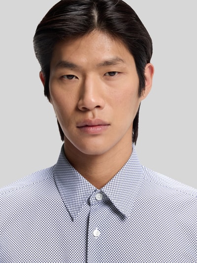BOSS Regular Fit Businesshemden aus Stretch-Jersey Weiss 3
