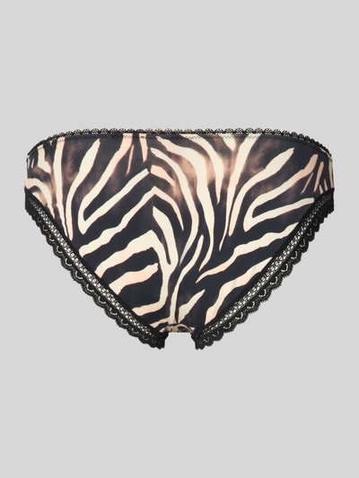 HUGO Panty mit Animal Print Modell 'UNIQUE' Black 3