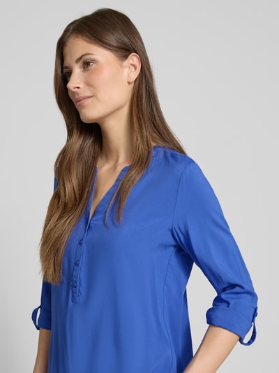 Christian Berg Woman Blouseshirt met korte knoopsluiting Blauw - 3