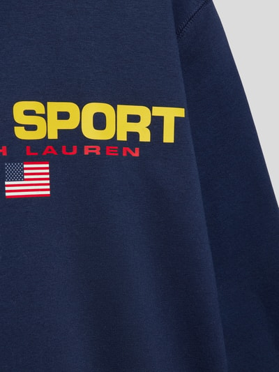 Polo Sport Sweatshirt met labelprint Marineblauw - 2