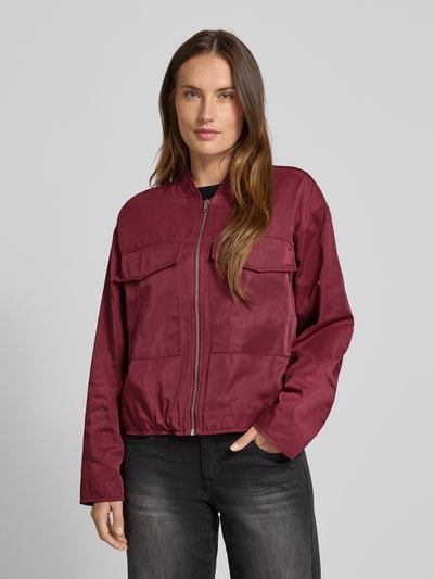 FREE/QUENT Jacke mit Stehkragen Modell 'Flya' Bordeaux 4