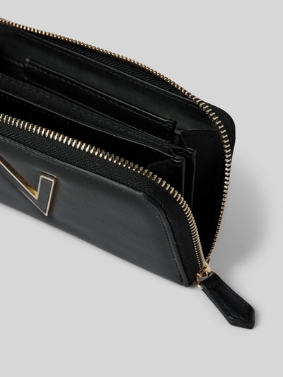 VALENTINO BAGS Portemonnee met labelapplicatie, model 'CONEY' Zwart - 3