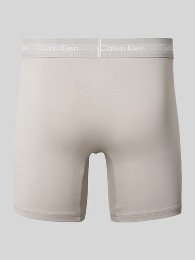 Calvin Klein Underwear Trunks mit Label-Bund im 3er-Pack Petrol 3