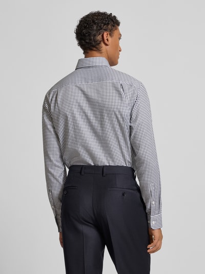 SEIDENSTICKER REGULAR FIT Regular fit zakelijk overhemd met kentkraag en borstzak Marineblauw - 5