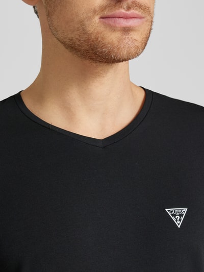 Guess Activewear T-shirt met logoprint, model 'CALEB' Zwart - 3