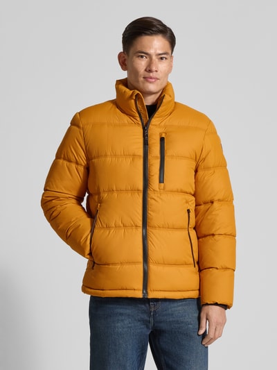 Tom Tailor Regular Fit Steppjacke mit Stehkragen Orange 4