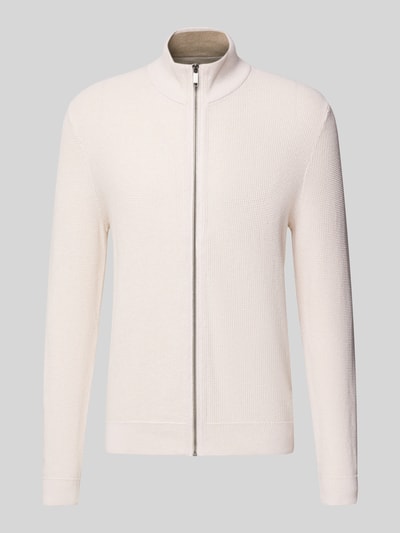 MCNEAL Strickjacke mit Reißverschluss Ecru Melange 2