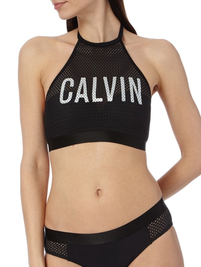 Calvin Klein Underwear Bikini-Oberteil aus Mesh  Black 4