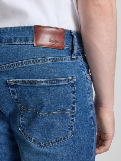 Pepe Jeans Tapered Fit Jeans Baumwoll-Mix Modell 'STANLEY' Jeansblau 3