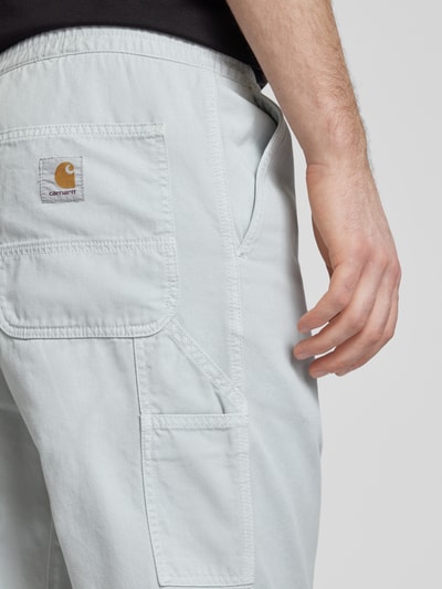 Carhartt Work In Progress Hose mit Eingrifftaschen Modell 'FLINT PANT' Hellgrau 3