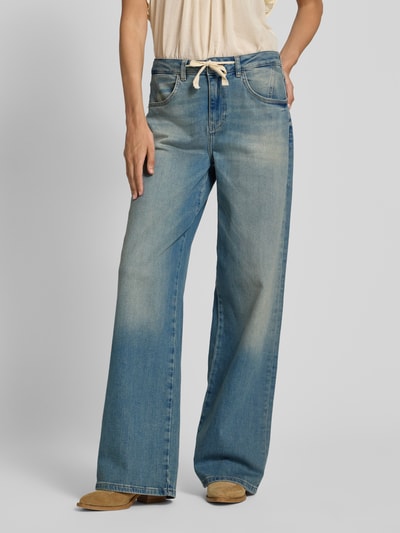 MOS MOSH Loose Fit Jeans mit Tunnelzug Modell 'Milo' Blau 4