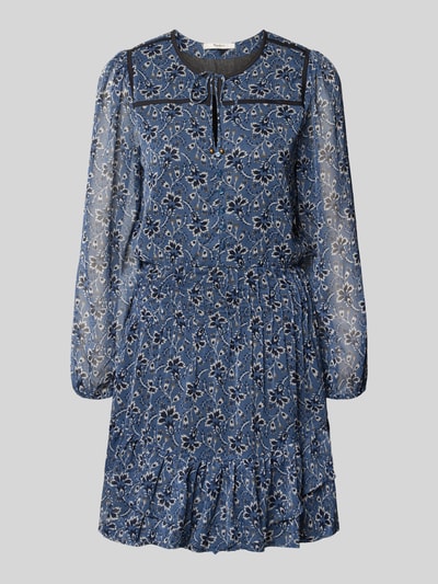 Pepe Jeans Sukienka mini z falbaną na dole model 'HELOYSE' Jasnoniebieski 1