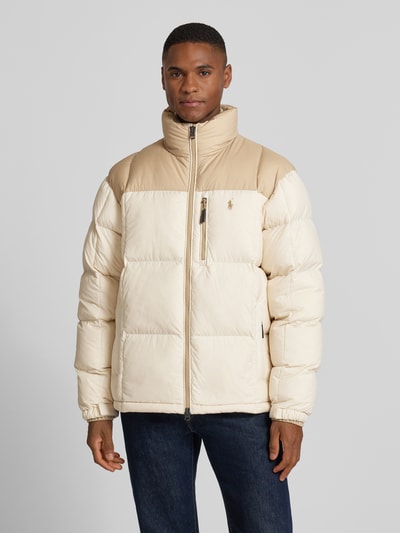 Polo Ralph Lauren Kurtka puchowa o kroju regular fit z zamkiem błyskawicznym dwustronnym Model 'GORHAM' Piaskowy 4