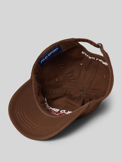 Polo Ralph Lauren Baseballpet met labelstitching Middenbruin gemêleerd - 2