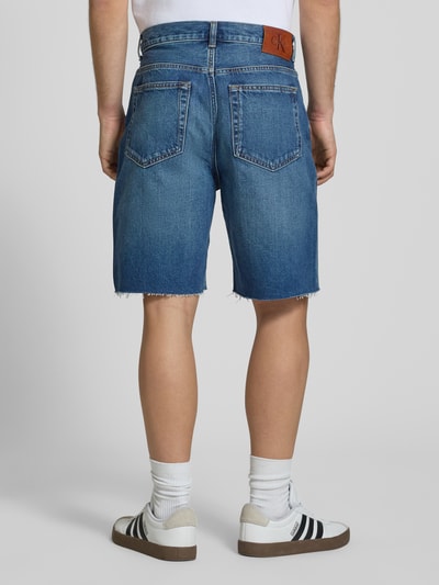 Calvin Klein Jeans Relaxed Fit Bermudas aus reiner Baumwolle Modell 'GREENWOOD' Dunkelblau 5