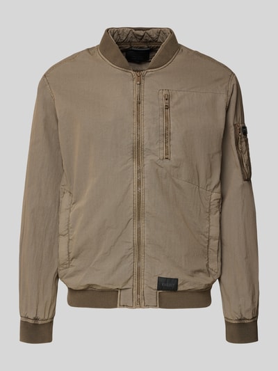 khujo Blouson mit Label-Patches Modell 'IBE' Beige 2