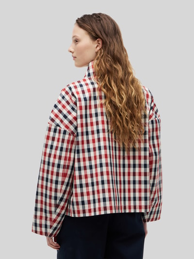 Tommy Hilfiger Boxy Fit Hemdjacke aus reiner Baumwolle Marine 5