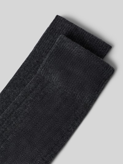 Christian Berg Men Socken aus Baumwoll-Mix im 2er-Pack Dunkelgrau Melange 2