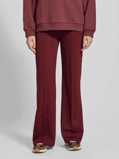 Smith and Soul Hose mit Längsnähten und elastischem Bund Bordeaux 4
