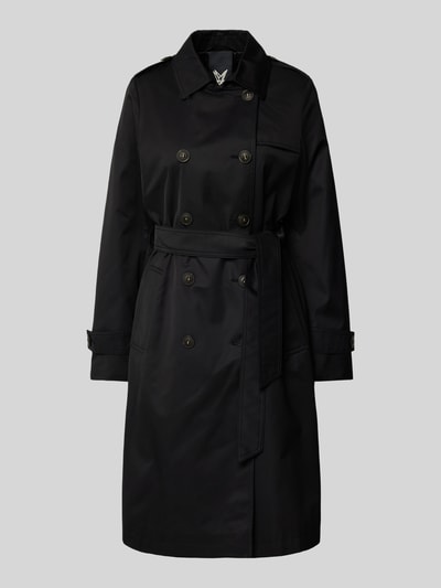 Fuchs Schmitt Trenchcoat mit Bindegürtel Black 1